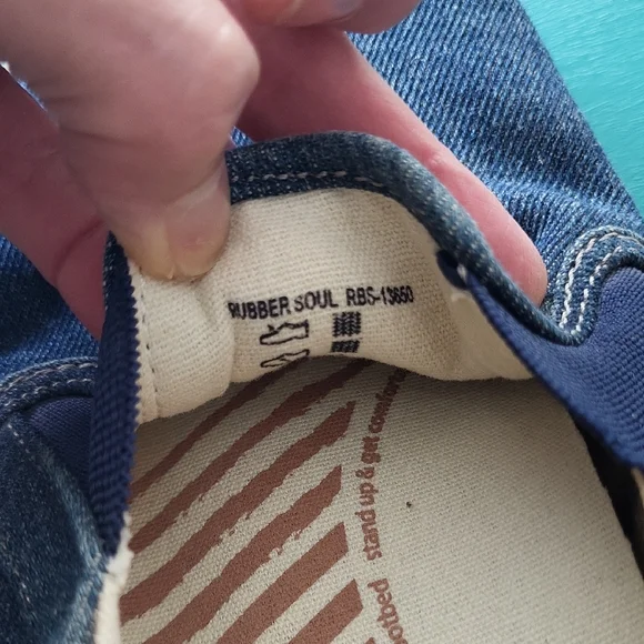 Taos Footwear - Rubber Soul Slip-On Sneaker - Denim Blue - 9M - Picture 6 of 7